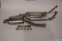 Alternative view of RVS uitlaatsysteem met klemmen 350 en 450 SL laat v.nr. 1074903453
