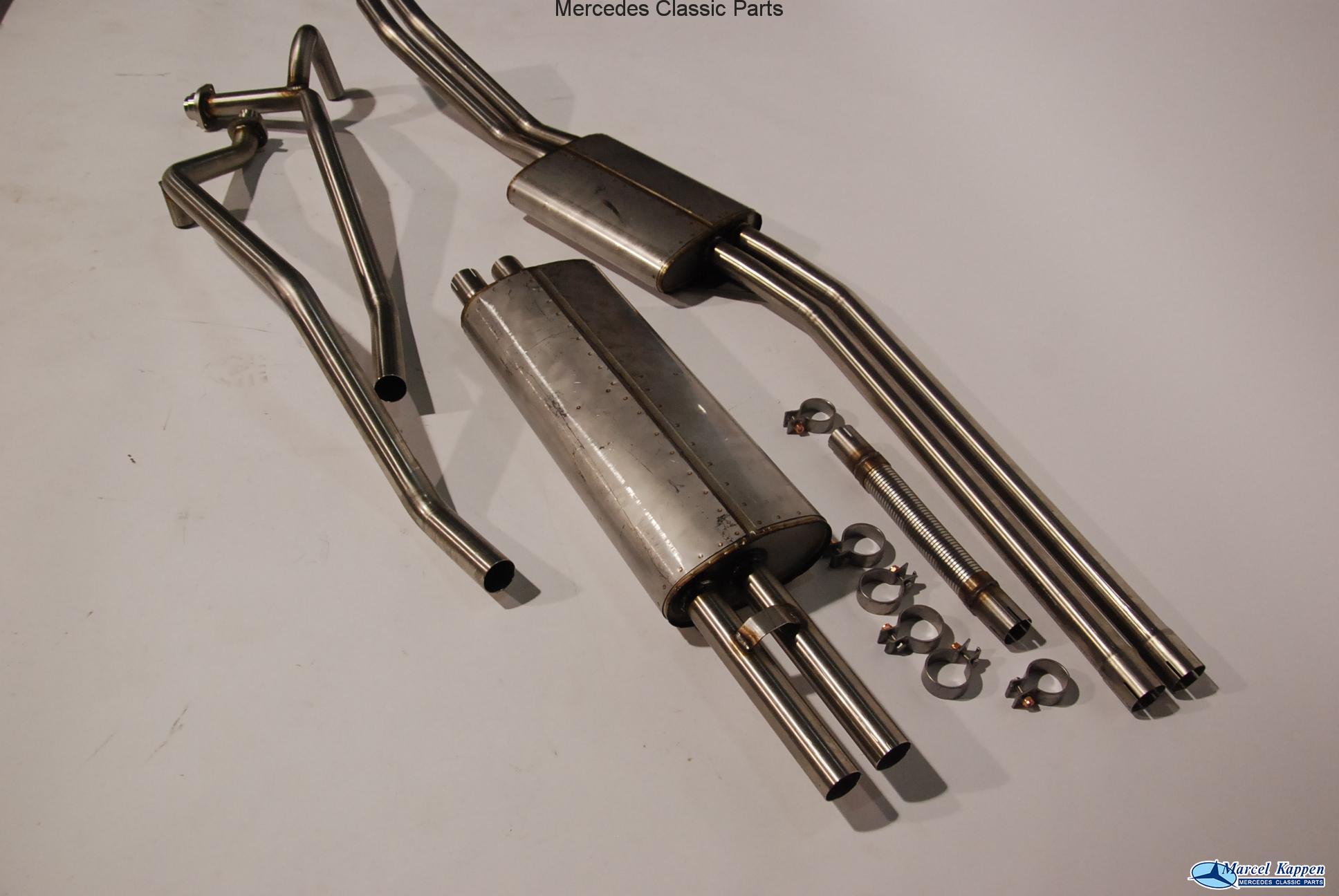 Uitlaatsysteem RVS met klemmen W109 V8 6.3 liter v.nr. 1094900063 - Image 2