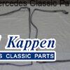 Deurrubbers set W111/112 Coupé/Cabrio v.nr. 1117206378 + 1117206478 origineel