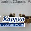 Motorkapslot 2e serie links en rechts v.nr. 1268801160 en v.nr. 1268801260 NOS