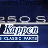 Typeplaatje 250SL v.nr. 1138170215