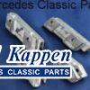 Set raamgeleiders 4 stuks voor 2 portieren v.nr. 1137250932 v.nr. 1137251032 v.nr. 1137251132 v.nr. 1137251232