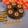Hardyschijf diameter 132mm hart op hart 90mm dikte 24mm v.nr. 1244100615