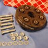 Hardyschijf met montage set diameter 134mm steek 90mm dikte 24mm v.nr. 1264100115