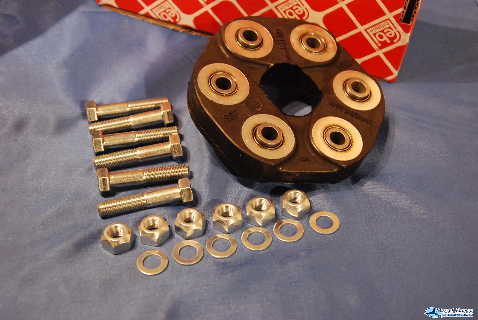 Hardyschijf met montage set hart op hart 90mm dikte 20mm v.nr. 1264100215