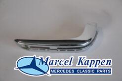 Bumperdeel linksachter origineel W123 Sedan 280 en Coupé v.nr. 1238800371 NOS