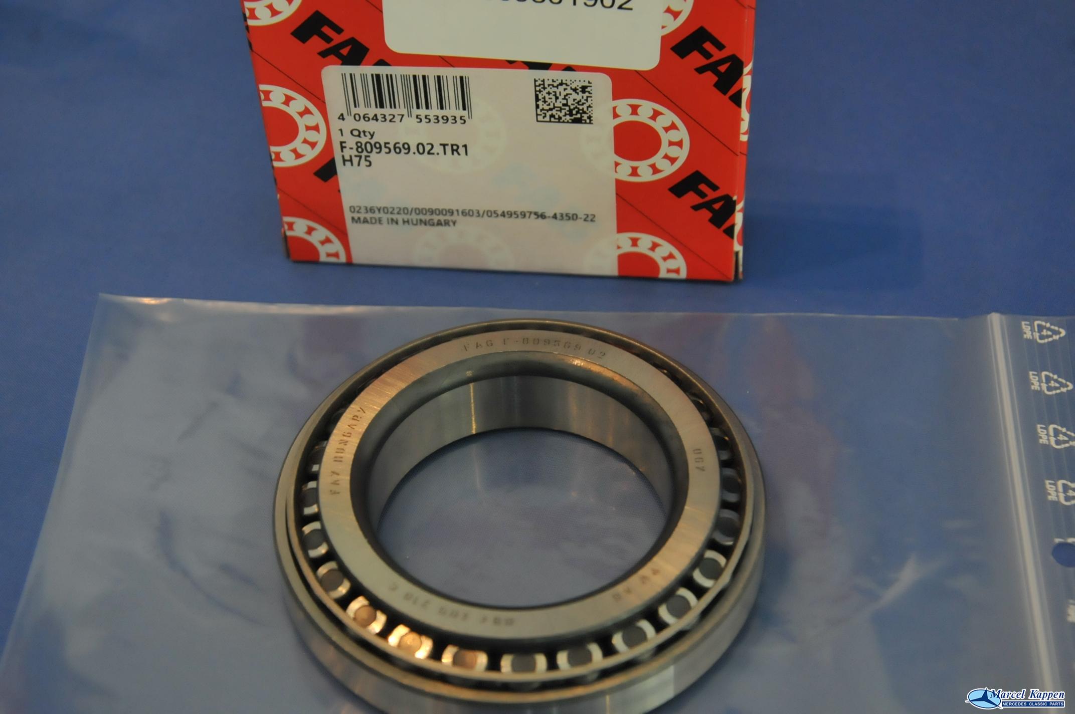 Lager differentieel Timken v.nr. 0009801902