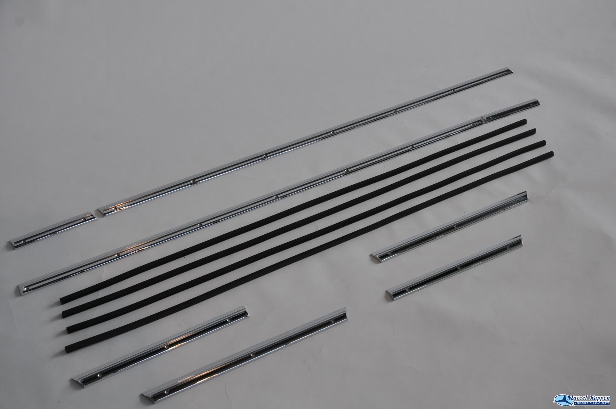 Set chroomlijsten 8 delig inclusief stootrubber v.nr. 1136980000 repro – Bild 2