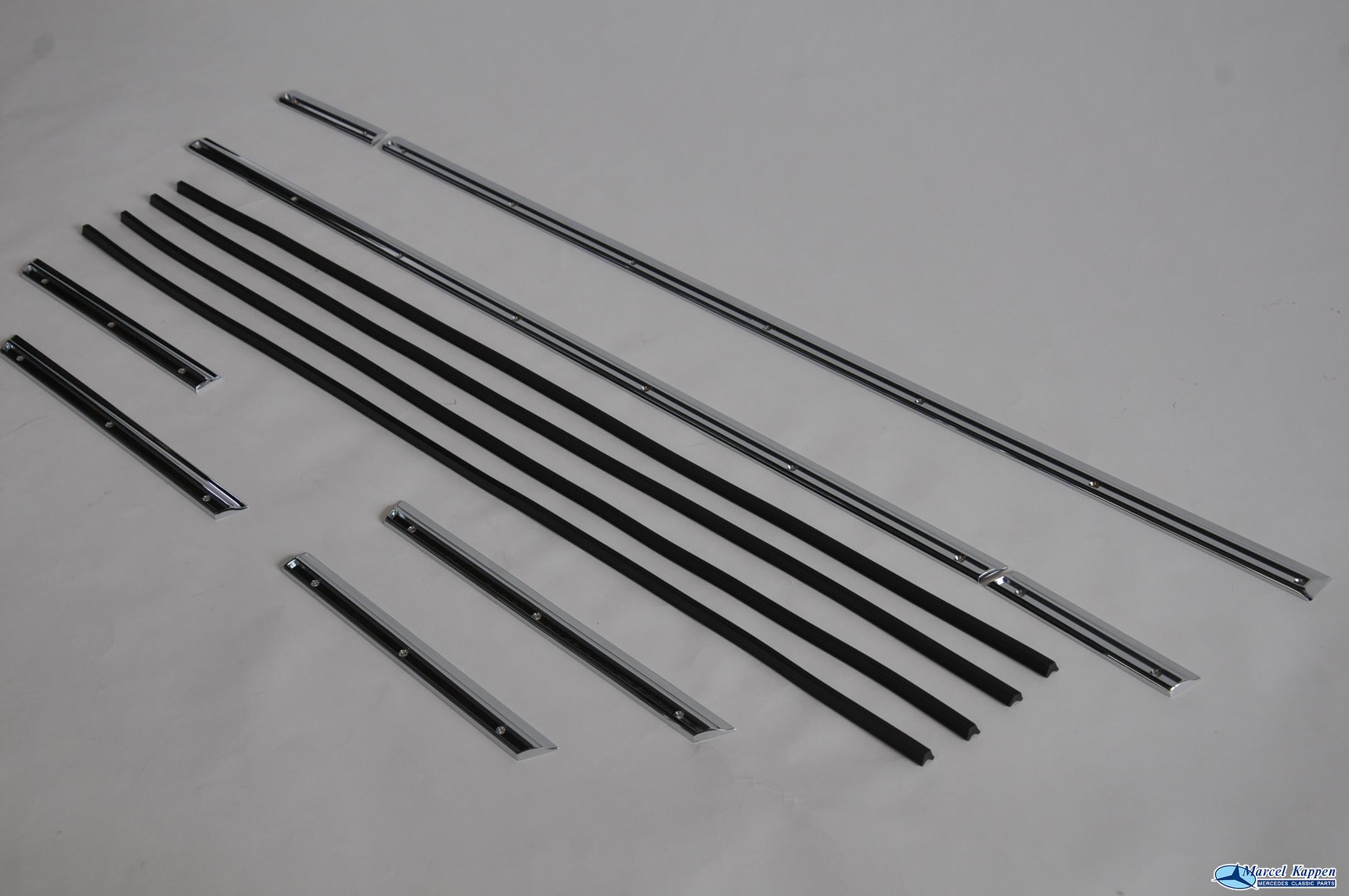 Set chroomlijsten 8 delig inclusief stootrubber v.nr. 1136980000 repro – Bild 6
